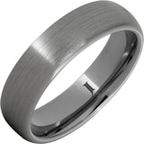 Simplicity - Classic Rugged Tungsten Men's Ring with Satin Finish