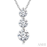 .70CTRDDM 3STONE SNOWMAN PD WG 14K-G+CH*