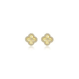 0.5 CTW Halo Stud Earrings