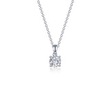 0.50 CTW 4-Prong Solitaire Necklace