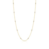 0.6 CTW Adjustable Station Necklace