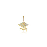 Grad Cap Pendant Charm