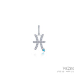 Pisces Zodiac Charm Pendant