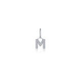 Letter M Charm Pendant