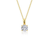 1 CTW 4-Prong Solitaire Necklace