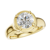 14KT Gold Diamond Semi-Mount Engagement Ring