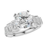 14KT Gold Diamond Semi-Mount Engagement Ring