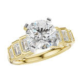 14KT Gold Diamond Semi-Mount Engagement Ring