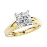 14KT Gold Diamond Semi-Mount Engagement Ring