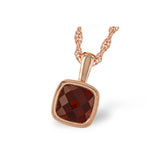 14KT Gold Garnet Necklace