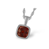 14KT Gold Garnet Necklace