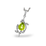 14KT Gold Peridot Necklace