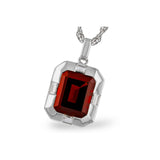 14KT Gold Garnet Necklace