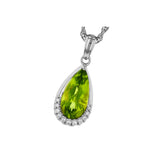 14KT Gold Peridot Necklace