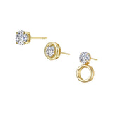 Convertible Solitaire Studs  