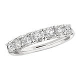 1 Ctw Lab Grown Round 7 Stone Ring