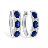 14KT Gold Sapphire Earrings
