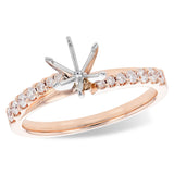 14KT Gold Semi-Mount Engagement Ring