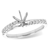 14KT Gold Semi-Mount Engagement Ring