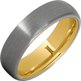 Hidden GoldTM Rugged TungstenTM Satin Finish Ring