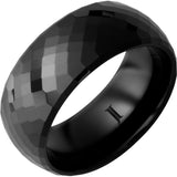 Black Diamond CeramicTM Faceted Ring