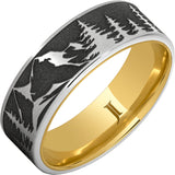 Hidden Gold 10k Inlay Serinium® Ring