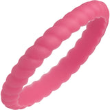 TruBand™ Silicone Spiral Pink Ring