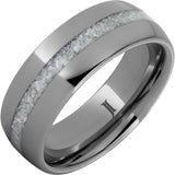 Mack The Ring - Rugged Tungsten™ Shark Tooth Inlay Ring