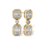 14KT Gold Diamond Earrings