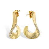 14KT Gold Diamond Earrings