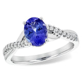 14KT Gold Ladies Tanzanite Fashion Ring
