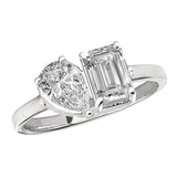 2 Ctw Lab Grown Toi Et Moi Ring