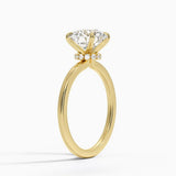 2.5 Ctw Lab Grown Hidden Halo Solitaire Ring