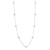 4 Ctw Lab Grown Diamond By The Yard Necklace