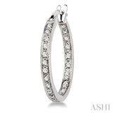 Diamond Hoop Earrings