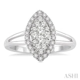 Marquise Shape Lovebright Diamond Ring
