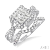 Lovebright Bridal Diamond Wedding Set