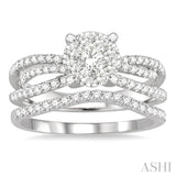 Lovebright Bridal Diamond Wedding Set