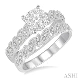 Lovebright Bridal Diamond Wedding Set