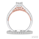 Oval Shape Lovebright Bridal Diamond Wedding Set