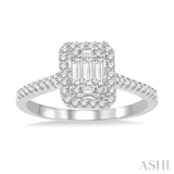 Fusion Diamond Engagement Ring