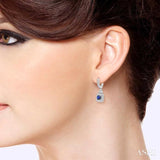 Gemstone & Diamond Earrings