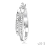 Silver Diamond Fashion Earrings