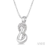 Silver Diamond Fashion Pendant