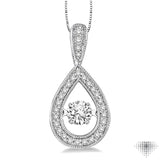 Pear Shape Emotion Diamond Pendant