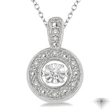 Silver Emotion Diamond Pendant