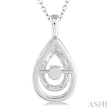 Silver Emotion Diamond Pendant