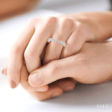 Zig Zag Light Weight Diamond Fashion Ring