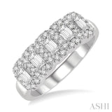 5 Stone Diamond Wedding Band