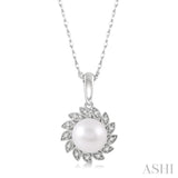 Pearl & Diamond Fashion Pendant